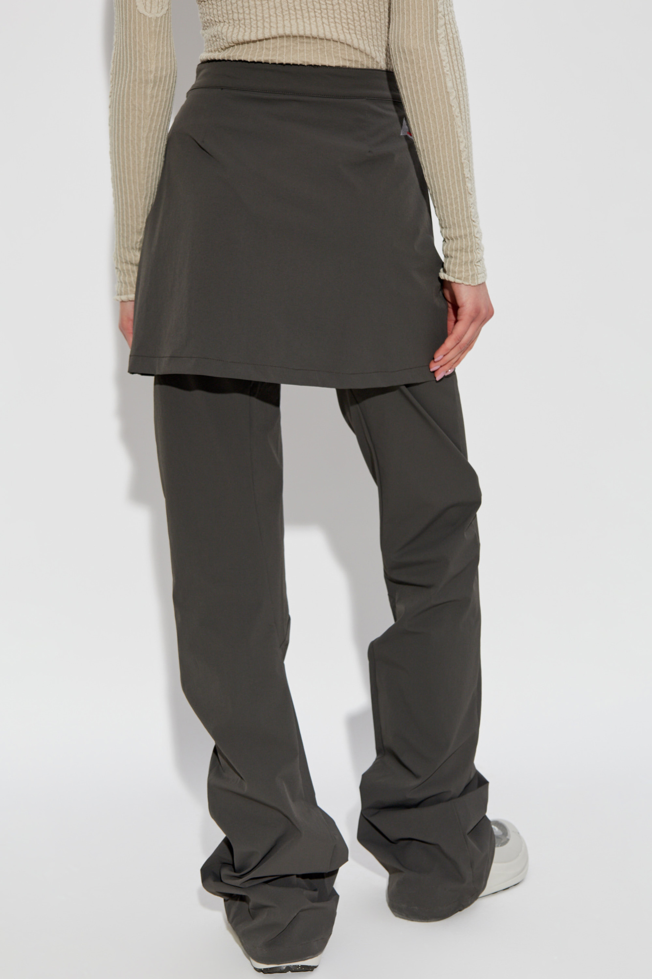【NONCODE】Terro pleats skirt pants Layered Pleated Skirt Pants Black - illigo | 60% - Asian
